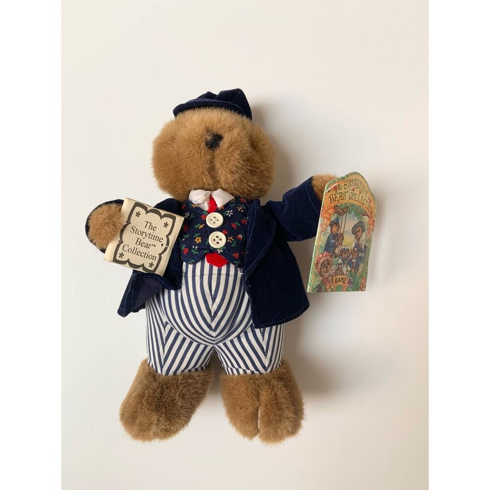 Vintage 1992 GANZ Story Time Bear Collection Plush